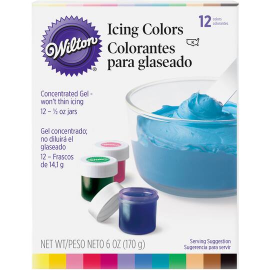 Wilton Gel Icing Colours 12ct Michaels